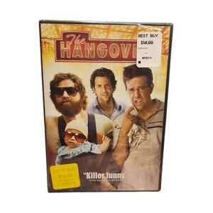 The Hangover DVD 2009 Bradley Cooper Ed Helms Zach Galifianakis Comedy Brand New